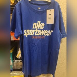 Nike Kids Royal Blue Sportswear Tee